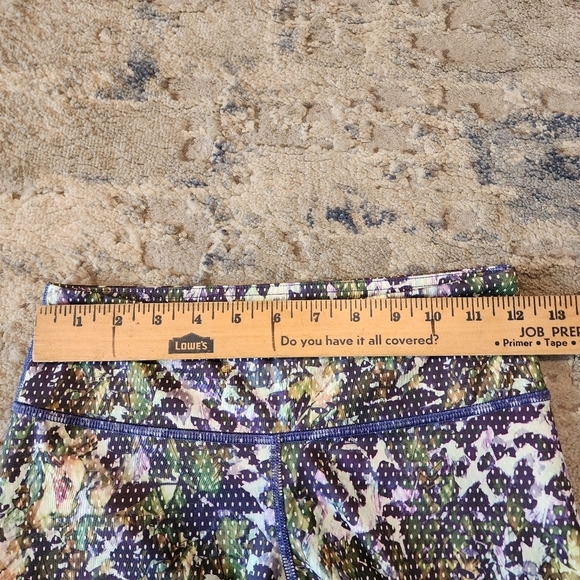 Lululemon Wunder Under Pant *Full-On Luxtreme Floral Sport Backdrop Iris Flower - Picture 16 of 16